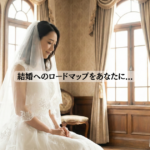 挙式前、一人静かに控室で待つウェディングドレス姿の新婦